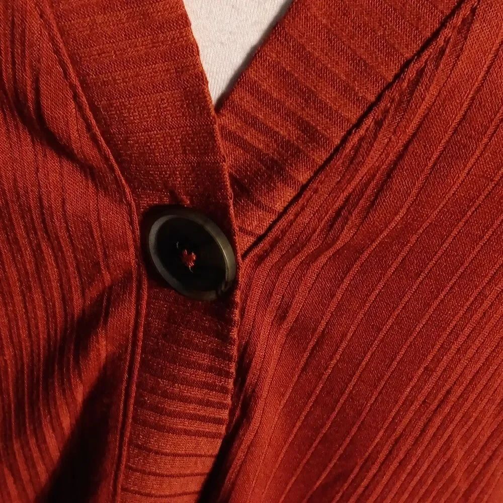Lane Bryant Lightweight Button-Up Cardigan - Picture 5 of 7